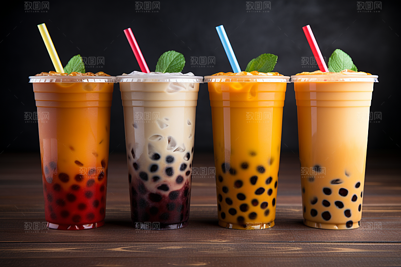 奶茶美味休闲摄影图