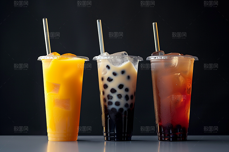 奶茶广告饮料摄影图