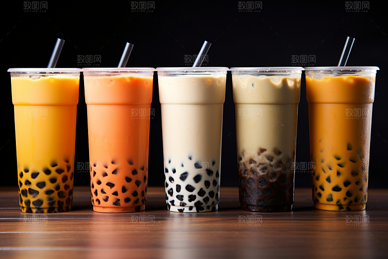 奶茶美味生活摄影图