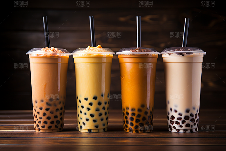 奶茶休闲生活摄影图