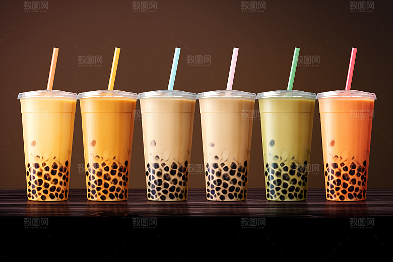 奶茶高清生活摄影图