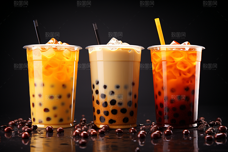 奶茶温暖休闲摄影图