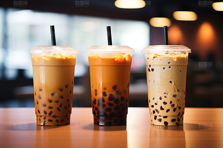 奶茶美味温暖摄影图