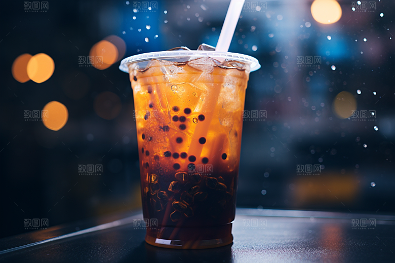 奶茶高清饮料摄影图