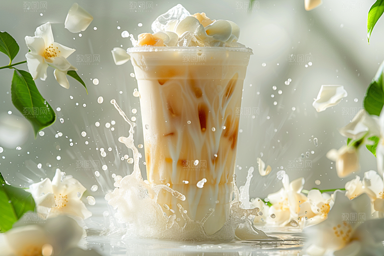 奶茶高清饮品摄影图