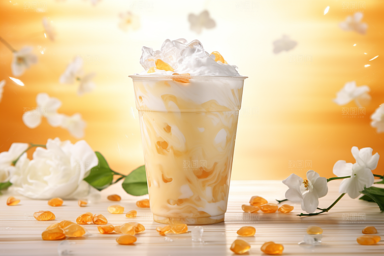奶茶休闲温暖摄影图