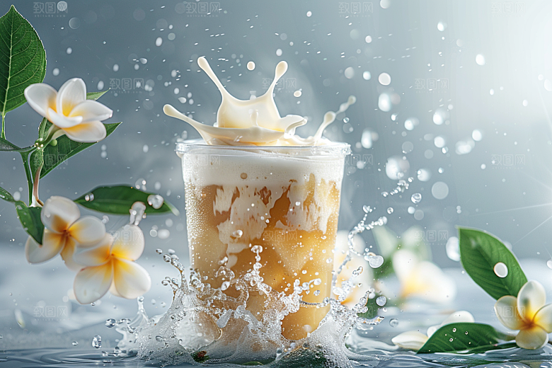 奶茶生活高清摄影图