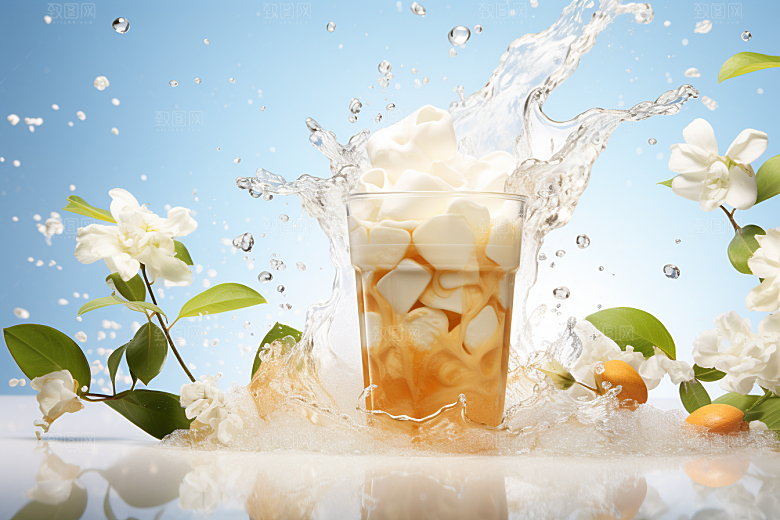 奶茶休闲温暖摄影图