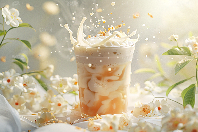 奶茶生活休闲摄影图