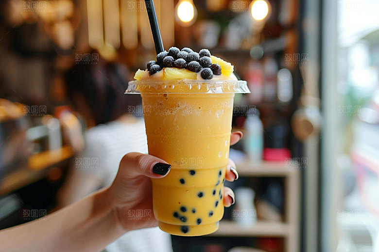 奶茶卡路里温暖摄影图