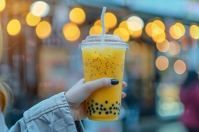 奶茶美味温暖摄影图