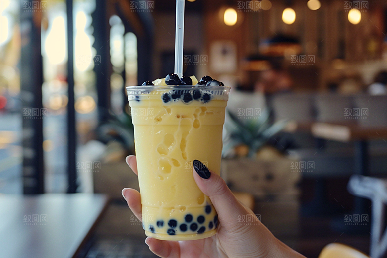奶茶卡路里生活摄影图