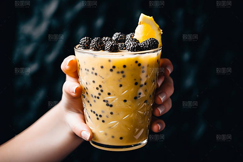 奶茶广告休闲摄影图