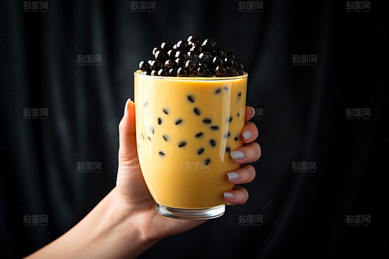 奶茶美味休闲摄影图
