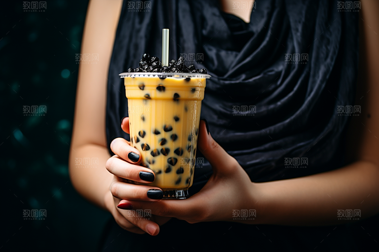 奶茶广告生活摄影图