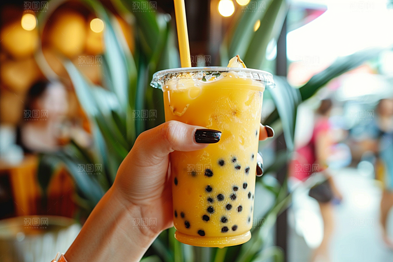 奶茶广告饮品摄影图