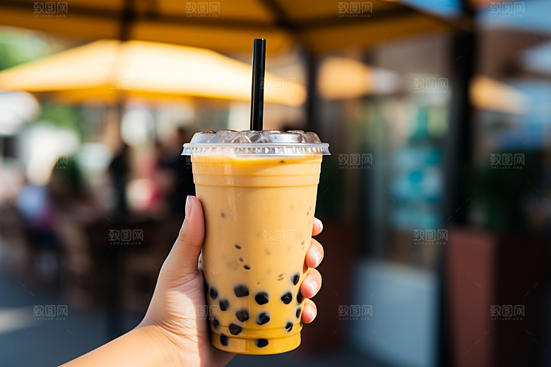 奶茶高清温暖摄影图