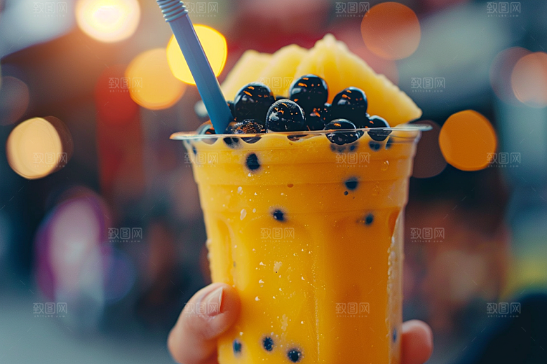 奶茶温暖生活摄影图