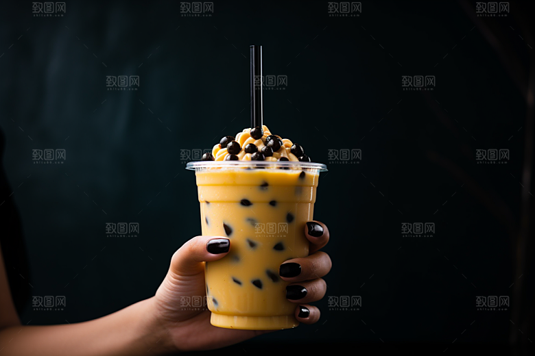 奶茶高清广告摄影图