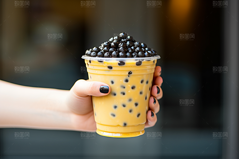 奶茶饮品高清摄影图