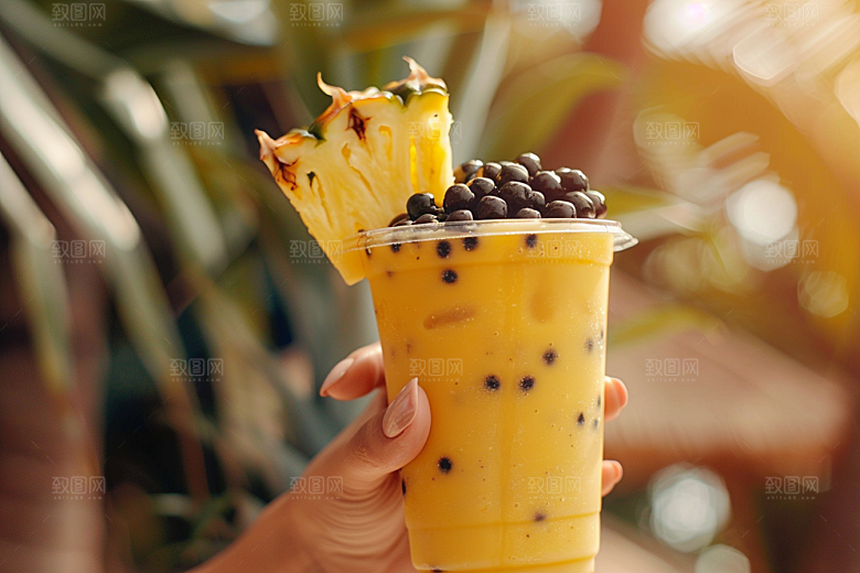 奶茶美味饮品摄影图