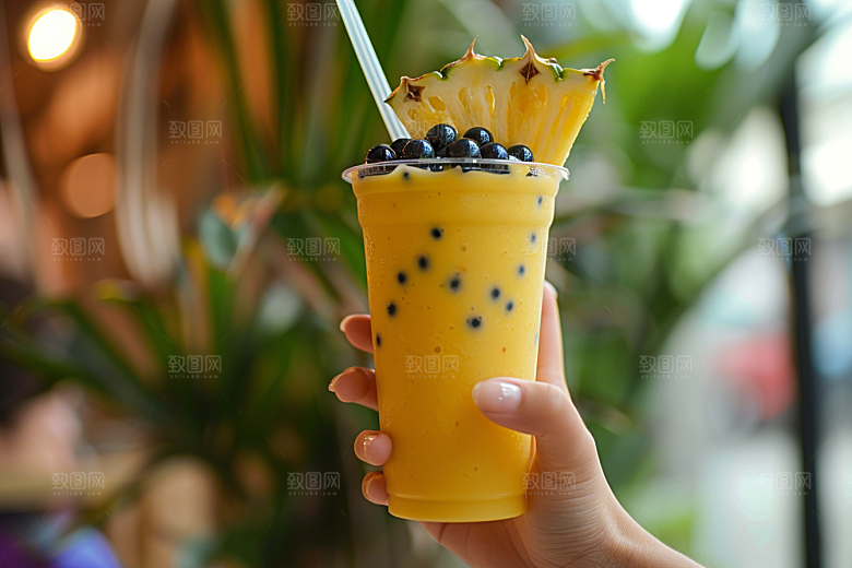 奶茶生活广告摄影图