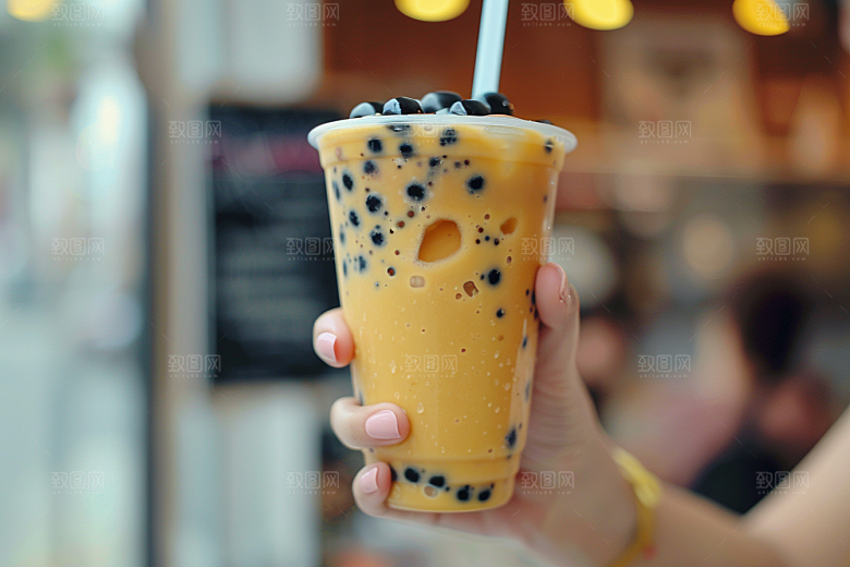 奶茶休闲果茶摄影图