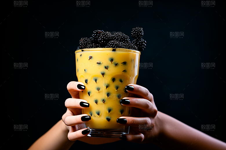 奶茶饮品卡路里摄影图