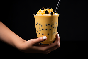 奶茶美味休闲摄影图