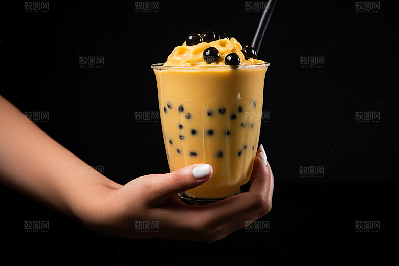 奶茶美味休闲摄影图