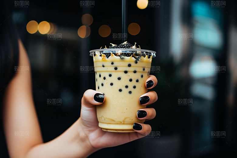 奶茶休闲高清摄影图