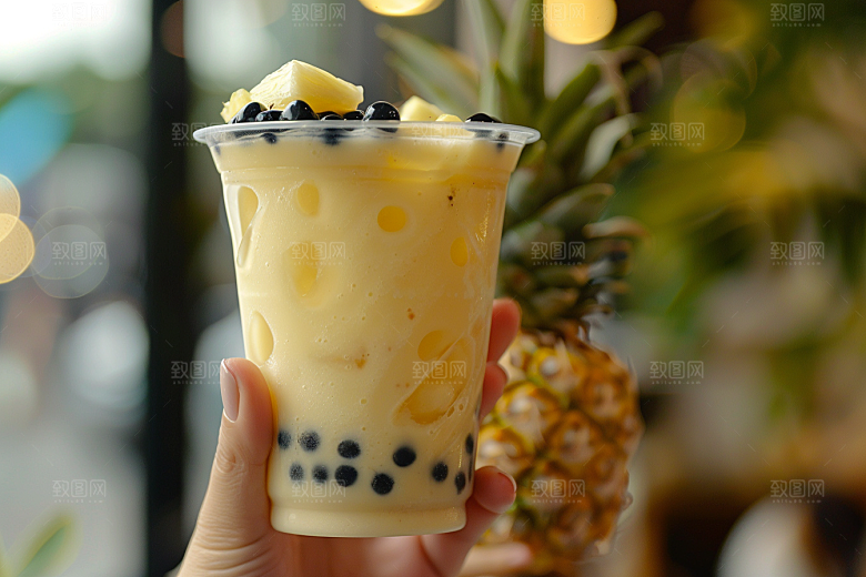 奶茶广告温暖摄影图