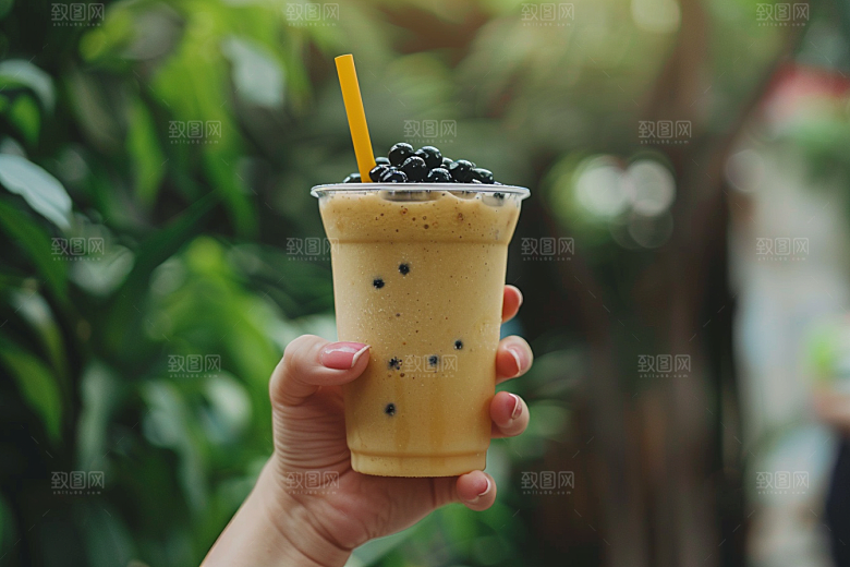 奶茶美味生活摄影图