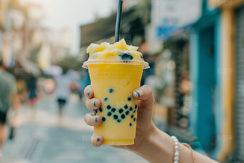 奶茶广告休闲摄影图