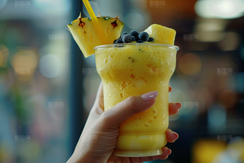 奶茶温暖卡路里摄影图