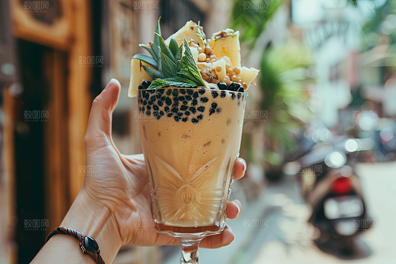 奶茶生活饮料摄影图