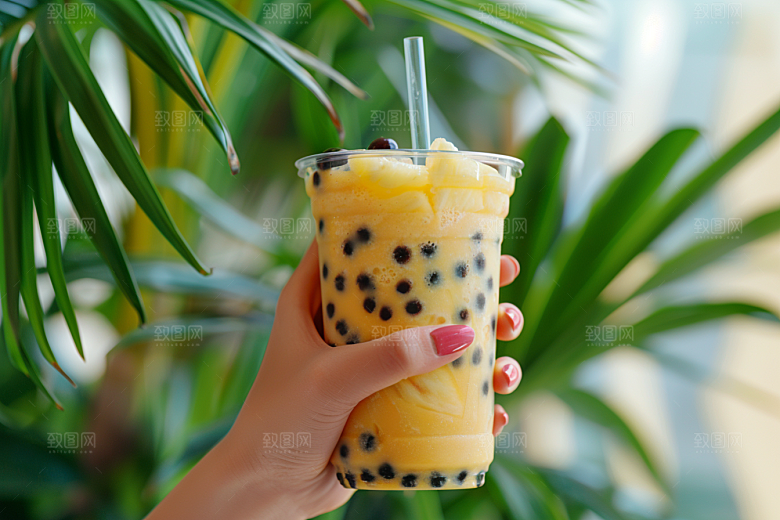 奶茶休闲饮品摄影图