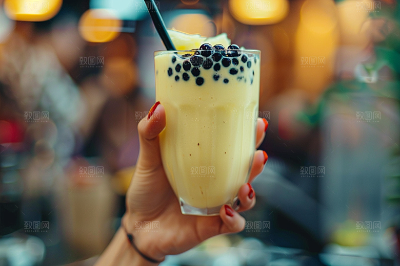 奶茶温暖高清摄影图