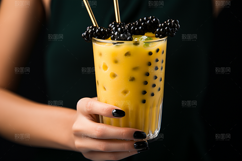 奶茶广告高清摄影图