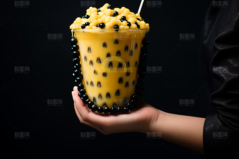 奶茶饮料饮品摄影图