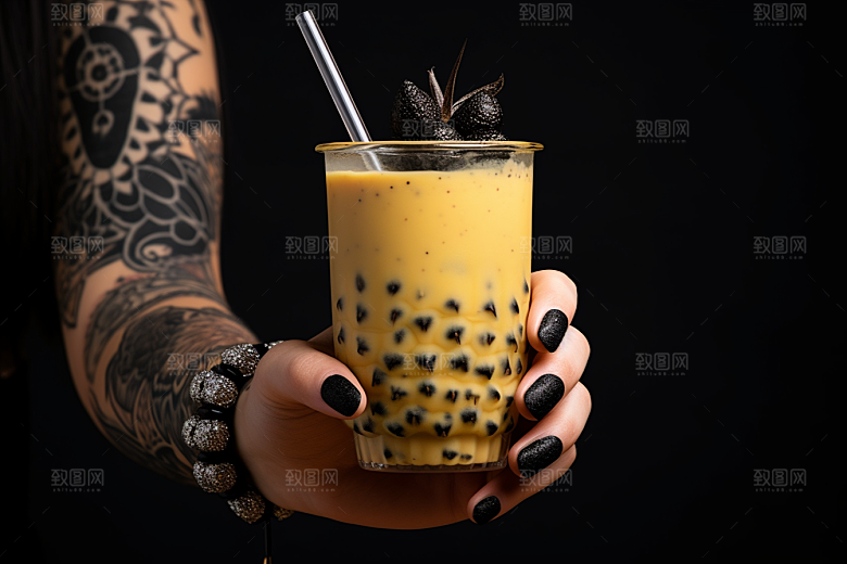 奶茶生活休闲摄影图