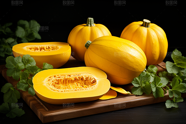 南瓜食材粮食摄影图