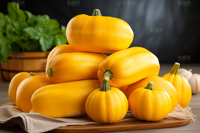 南瓜食材碳水摄影图