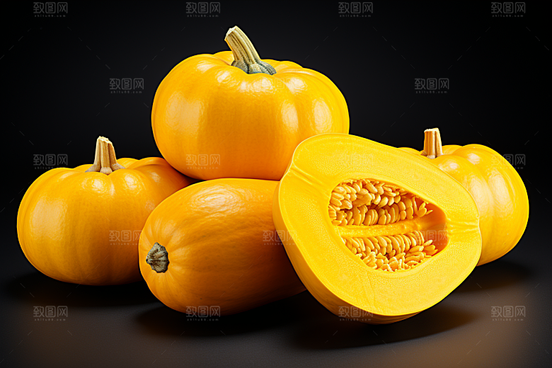 南瓜粮食瓜果摄影图
