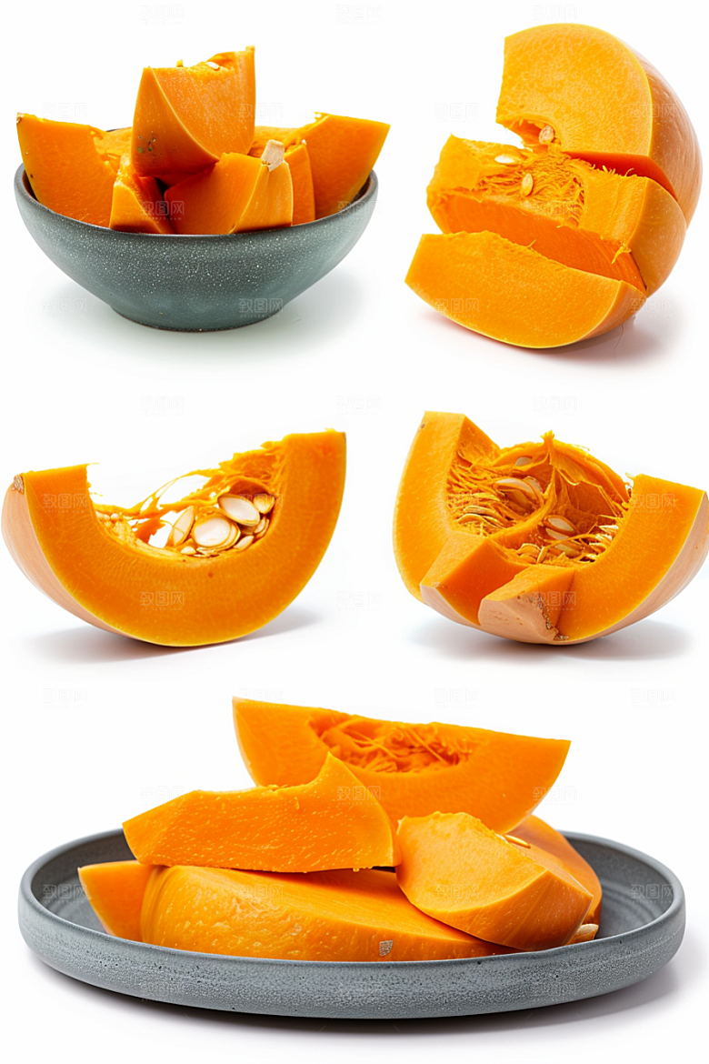 南瓜食材高清摄影图