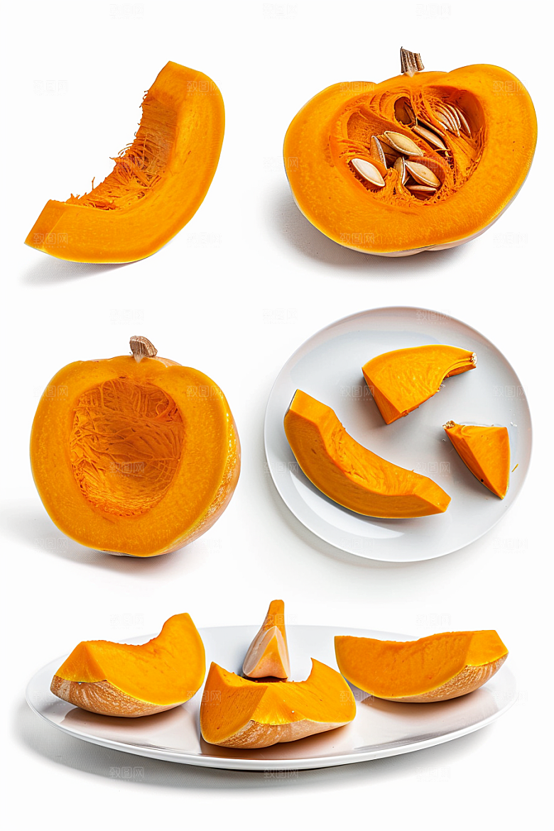 南瓜瓜果食材摄影图