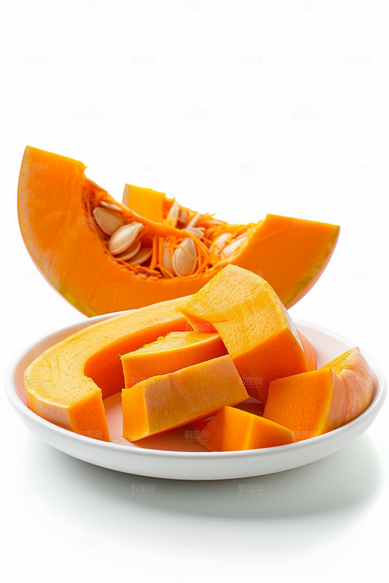 南瓜瓜果食材摄影图