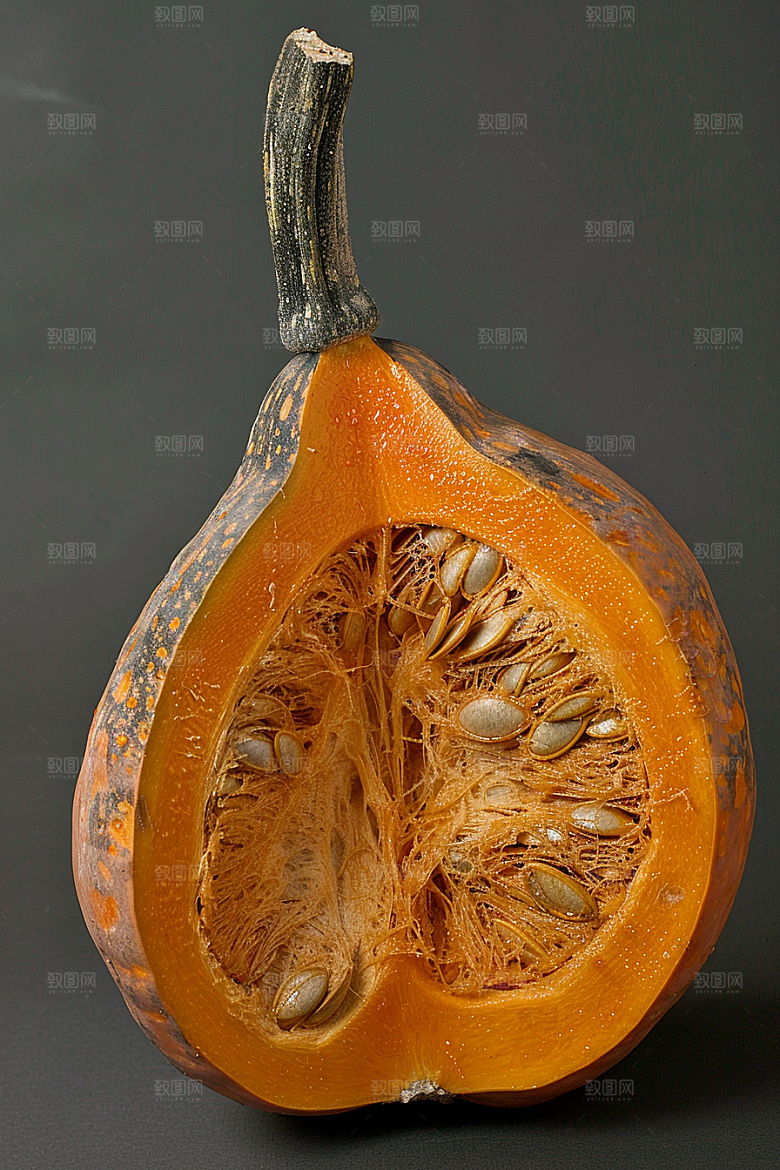 南瓜秋天食材摄影图