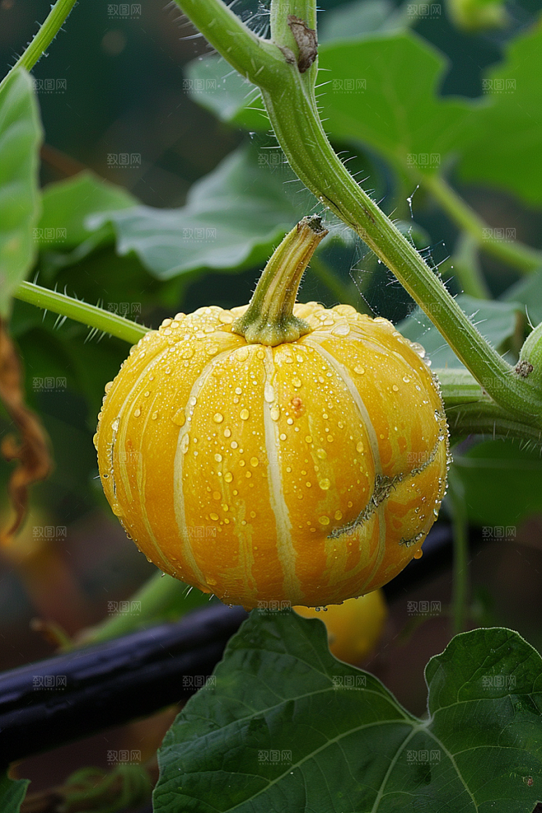 南瓜膳食纤维金色摄影图