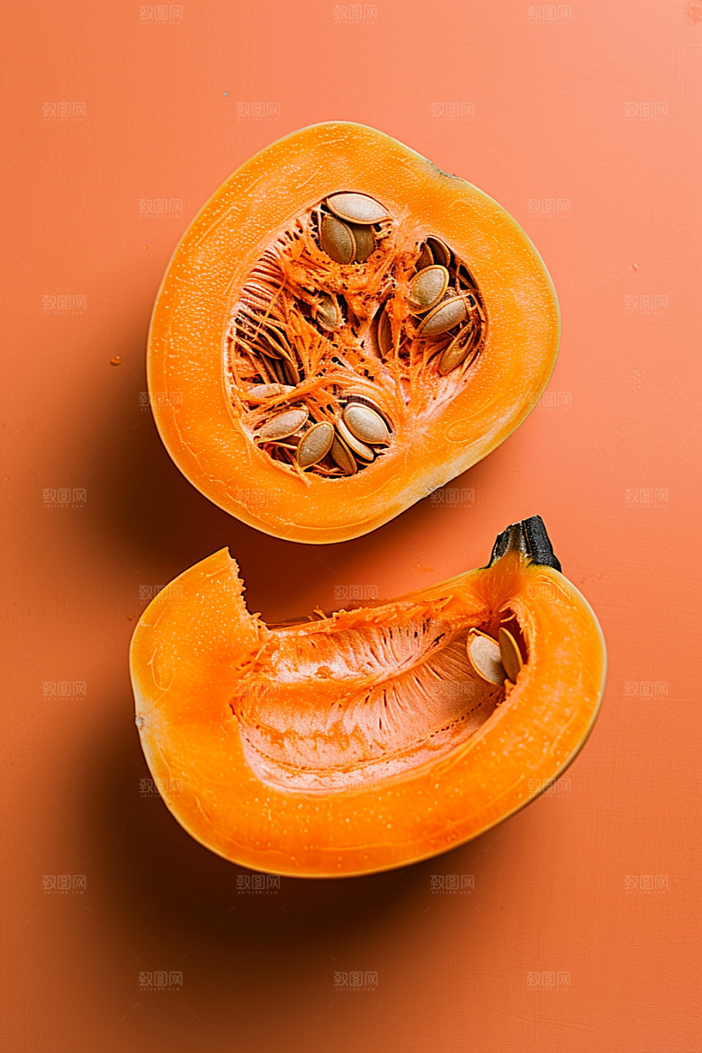 南瓜膳食纤维秋天摄影图